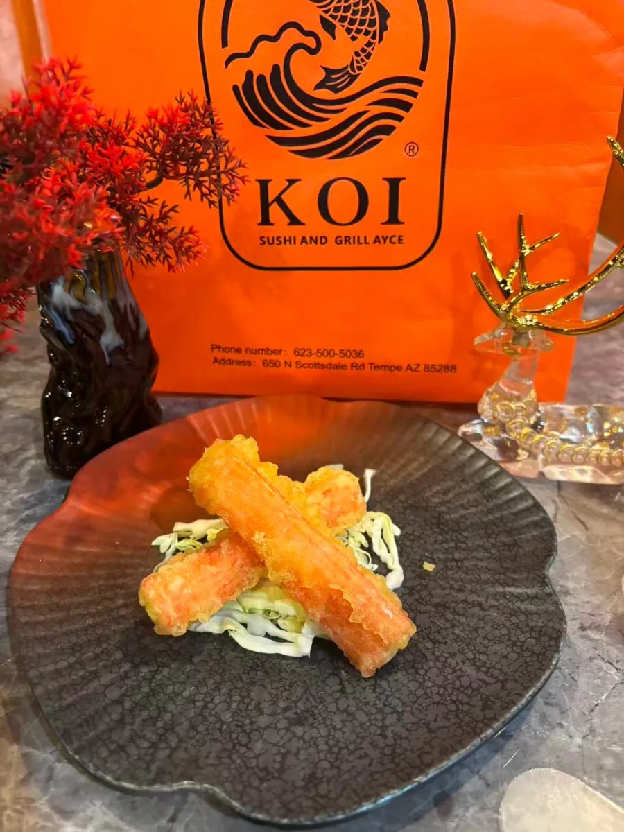 Fried Crab Stick at Koi Sushi，a Japanese Restaurant in Tempe